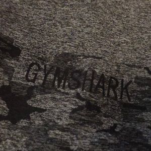 Gymshark black grey camo leggings. Large